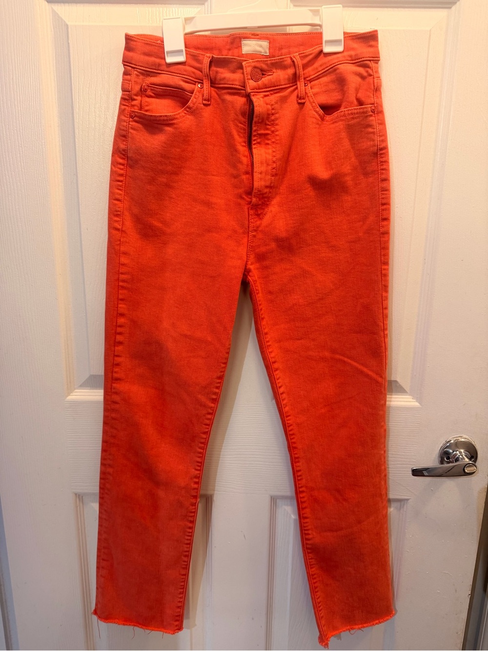 Mother Woman’s denim Orange Slim Jeans